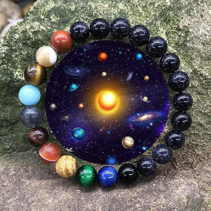 Galaxy Gem Beads Bracelet