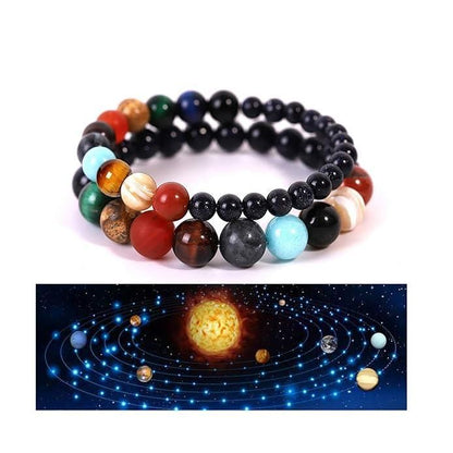 Galaxy Gem Beads Bracelet